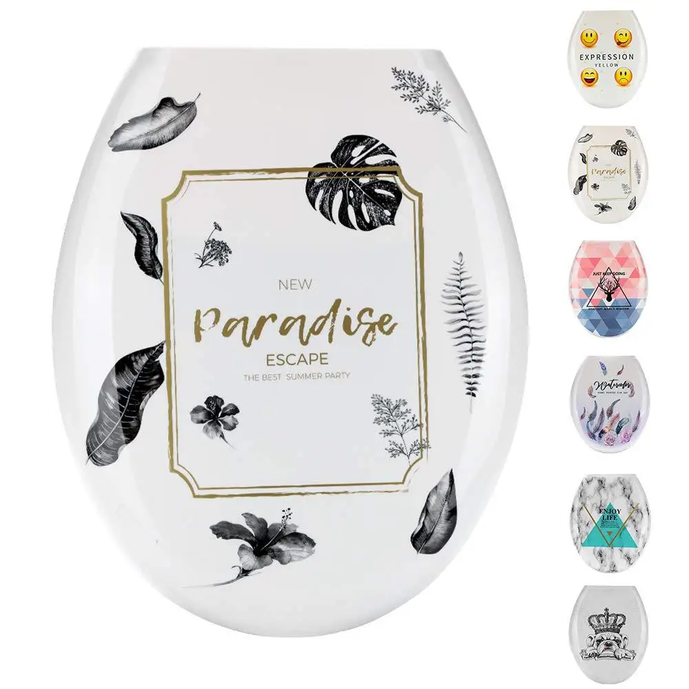 Крышка сиденья унитаза крышка U Тип Толстая Замена Универсальный Туалет PP доска