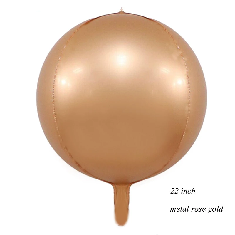 1PC metal rose gold 1 Набор серия розово-золотого цвета Звездный воздушный шар из фольги шампанское сердце шар Свадебная вечеринка Декор латексные шары для украшения дня рождения - Цвет: 1PC metal rose gold