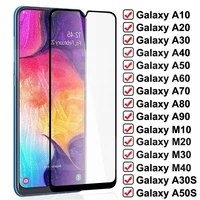 9d protective glass for samsung galaxy a10 a20 a30 a40 a50 a60 a70 a80 a90 tempered glass on samsung m10 m20 m30 m40 screen film