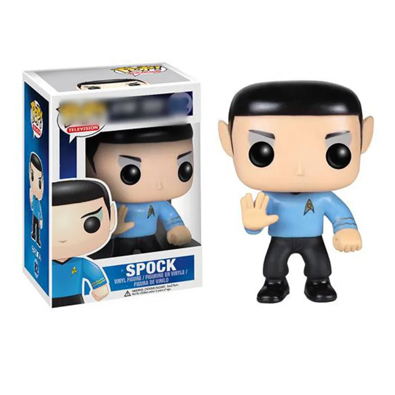 Funko pop movie star Trek Spoc ПВХ экшн-кукла модель настольная декоративная игрушка детский