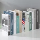 Поддельная коробка для книг, современная настольная книга для обучения, мягкое домашнее украшение, модная Имитация клуба, отеля для гостиной, случайные поддельные книги