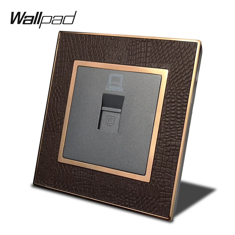 Сокет данных Wallpad L1 Золотое металлическое обрамление стандарта ЕС США