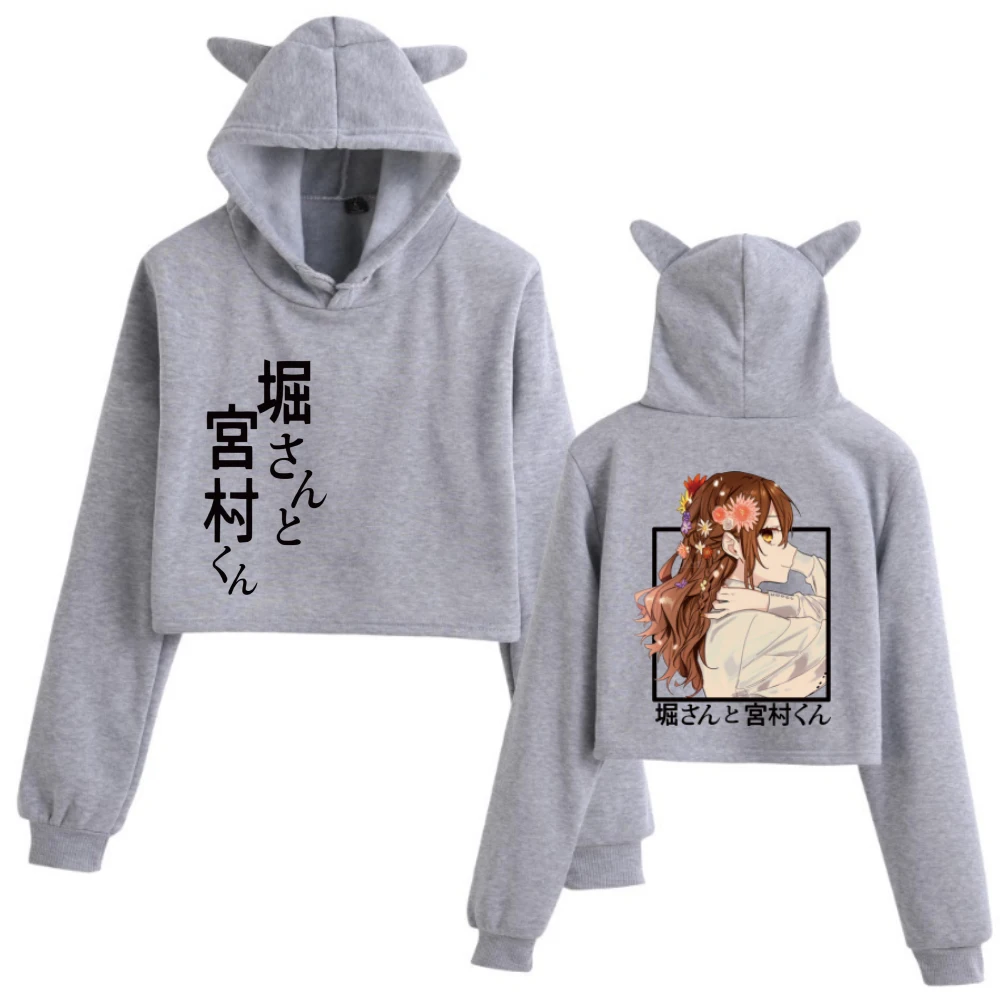 

Anime Hori San Hoodie Fashion Pullovers Tops Cute Casual Loose Woman Sweatshirt
