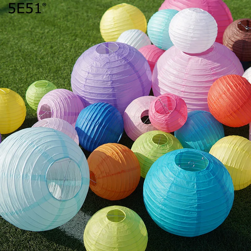 

Color lantern hanging children's diy handmade folding paper shade / lampshade diameter 20cm