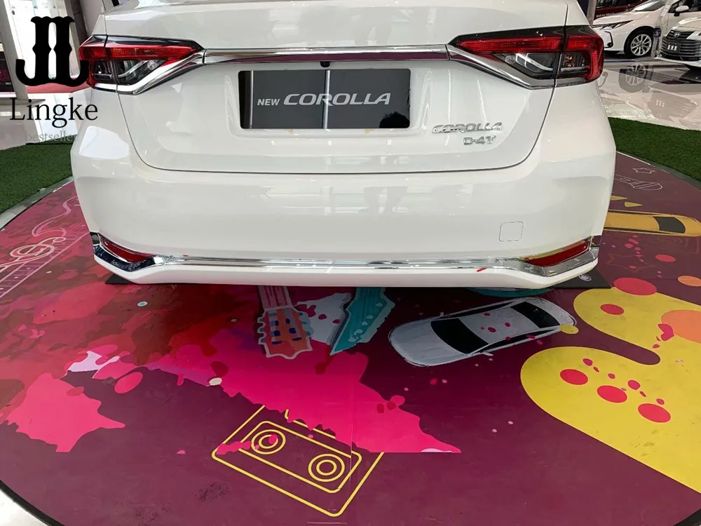 Для Toyota Sedan Corolla E210 Prestige Altis 2019 2020 ABS задний бампер противоскользящая защитная