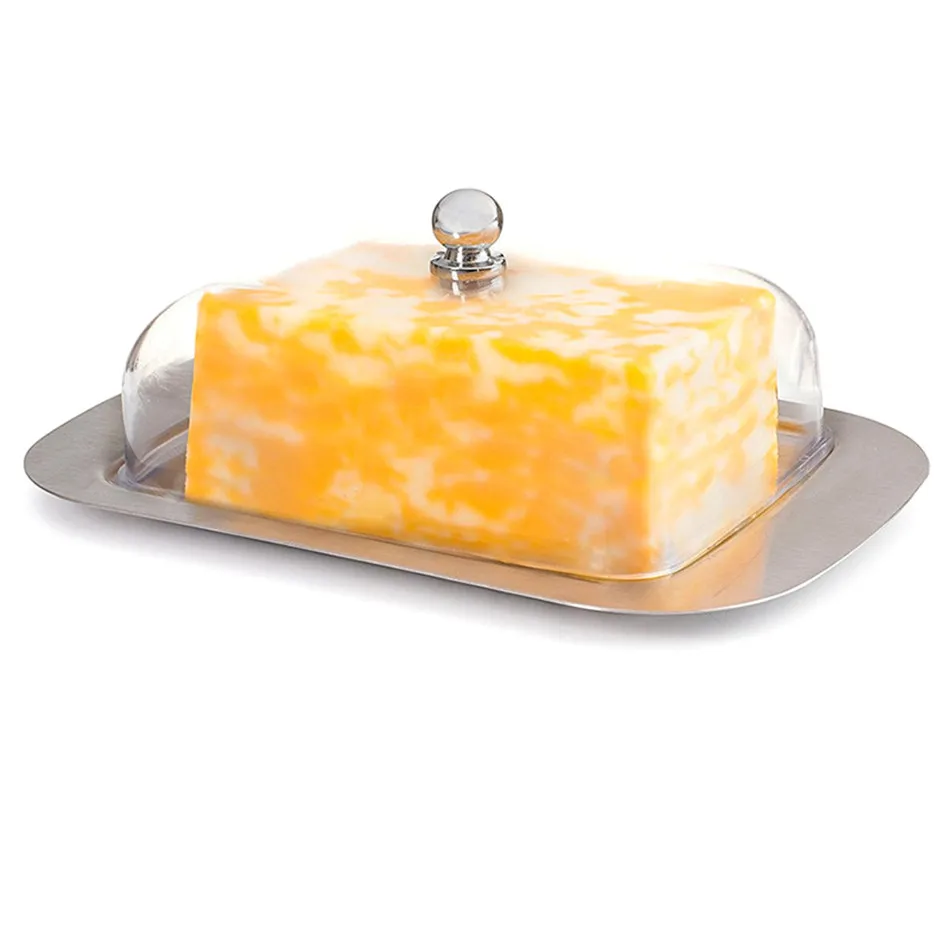 TTLIFE сливочное блюдо с прозрачной крышкой Кухонный Контейнер столовые приборы