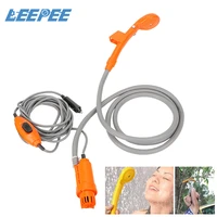 car washer dc 12v universal portable car shower for outdoor camping travel shower with cigarette lighter cleaning tool