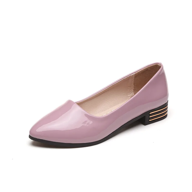 Классические туфли с заостренным носком 2 см Женская Профессиональная обувь