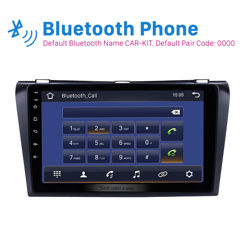 Seicane 9 &quotAndroid 0 автомобильный GPS плеер для 2004 2005 2006 2007 2008 2009 Mazda 3 BK BL 2Din Поддержка Wifi