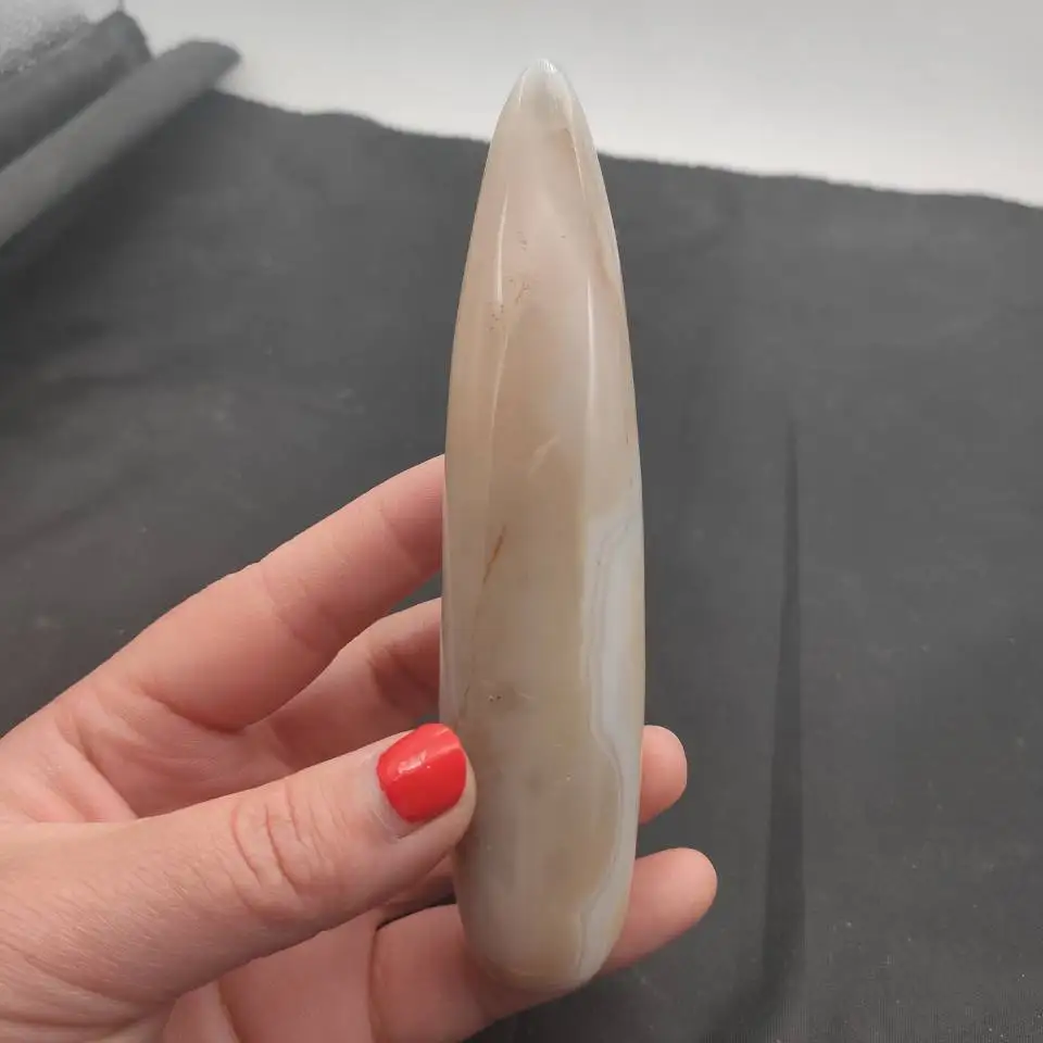 10 12 см Натуральная Агатовая Массажная палочка Терапия лечебные рейки