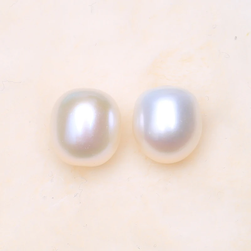 Природный пресноводный Овальный каплевидный белый жемчуг в комплекте с 8 9 мм