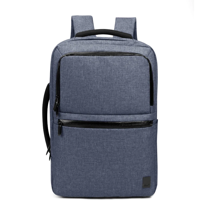 Blue Grey CAI, многослойный рюкзак для ноутбука, осень, школьная Водонепроницаемая Противоугонная сумка, бизнес, офис, путешествия, мужская сумка, модный стиль - Цвет: Blue Grey