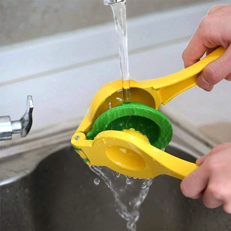 

2 Pack Lime Lemon Squeezer, 2-In-1 Manual Citrus Press Juicer Metal Juicer Citrus Squeezer Press Kitchen Tool