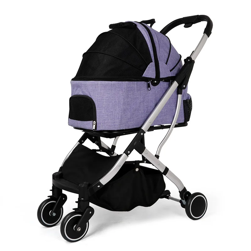 

Dodopet Dog Trolley Separate Cat Stroller Pet out Stroller One Button Car Cradle Separation