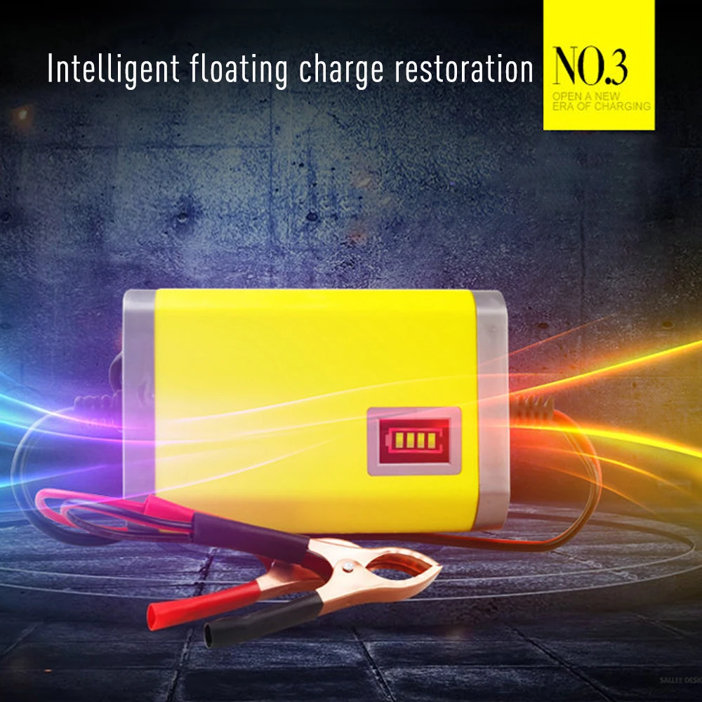 12V 2A/6A автомобиля Батарея Зарядное устройство интеллигентая (ый) светодиодный