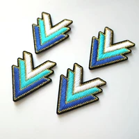 5pclot arrow embroidery patches for clothing embroidered iron on patch for clothes ironing applique parches for jacket