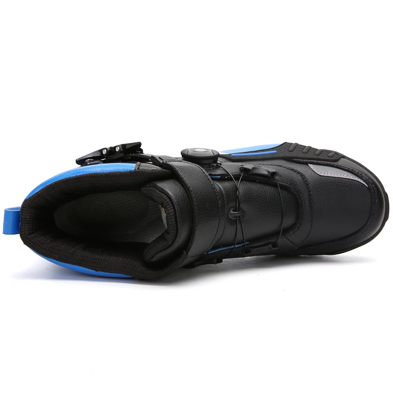 Новые мотоциклетные ботинки мужские дышащие мотоциклетная обувь Hombre байкерские