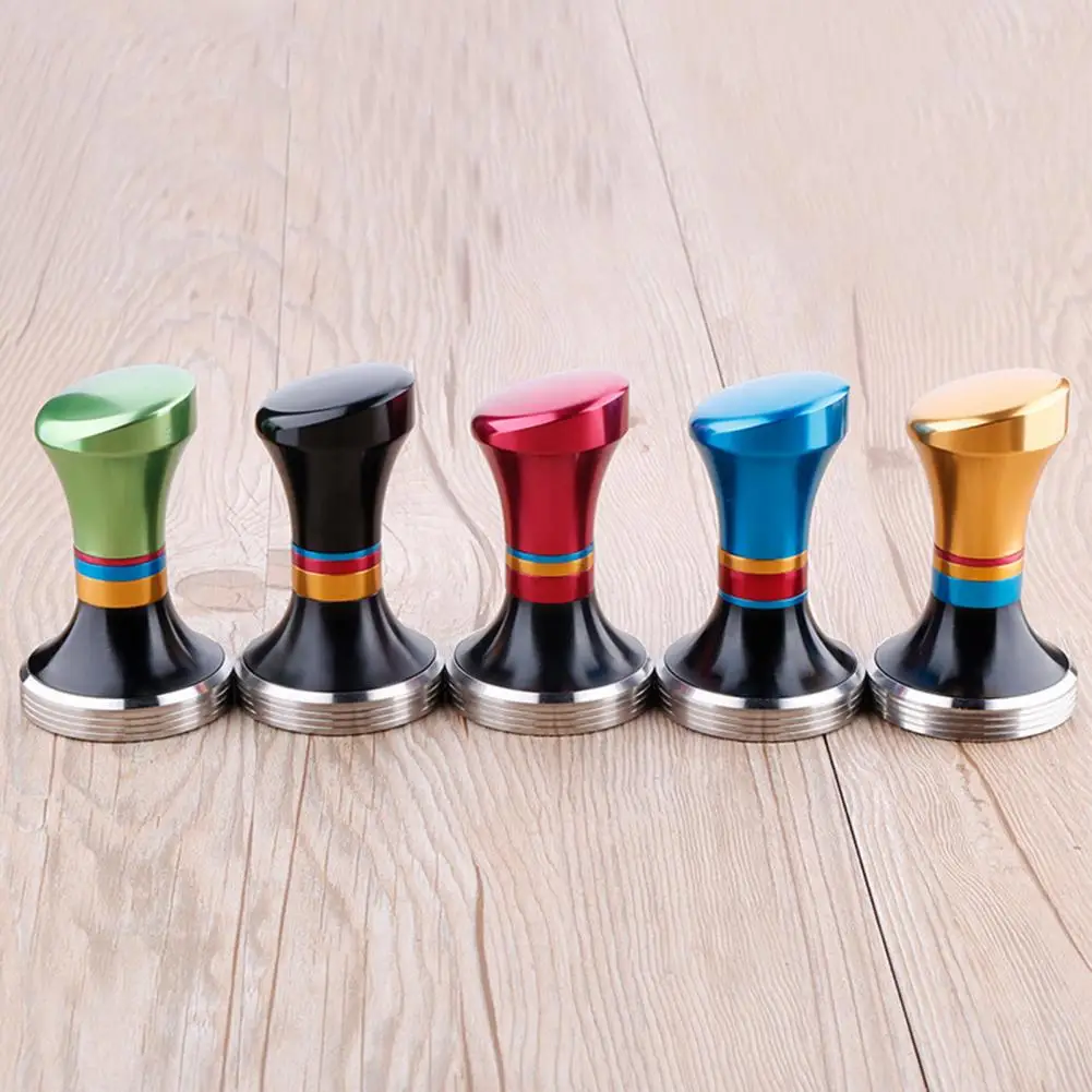

58mm Espresso Tamper Easy to Use Flat Base Stainless Steel Manual Barista Coffee for Home