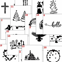 metal cutting dies christmas trees elf domed frame love wreath key angels tower house mixed style diy scrapbooking 2021 new