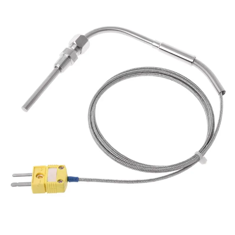 

EGT K Type Thermocouple Temperature Controller Tools 0-1250 C Exhaust Gas Temp Sensor Probe Connector with Exposed Tip P82D