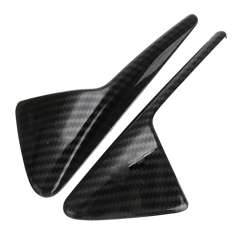 

2pcs Carbon Fiber Intake Fender Cover Trim Car-styling Sticker For Tesla Model 3 2017 2018 2019