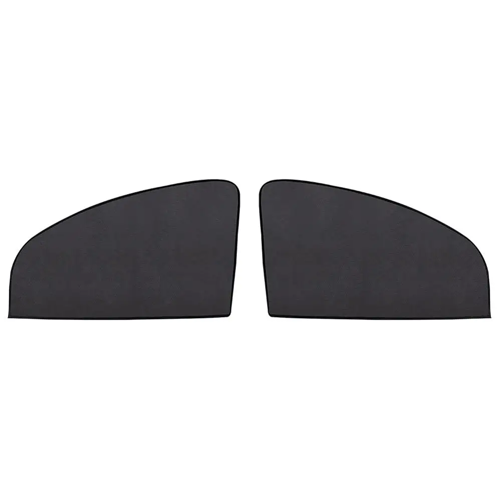 2pcs front Магнитный автомобильный солнцезащитный козырек с защитой от УФ-лучей, автомобильная шторка для боковых окон, солнцезащитный козырек, автомобильное боковое стекло, Солнцезащитная сетка - Цвет: 2pcs front