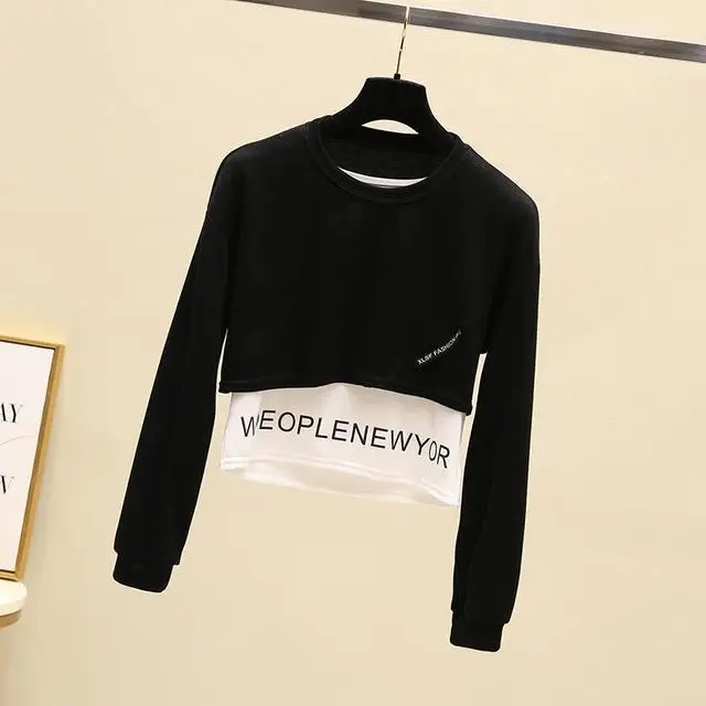 

Women's sweater design: two piece dress + short printed letter vest