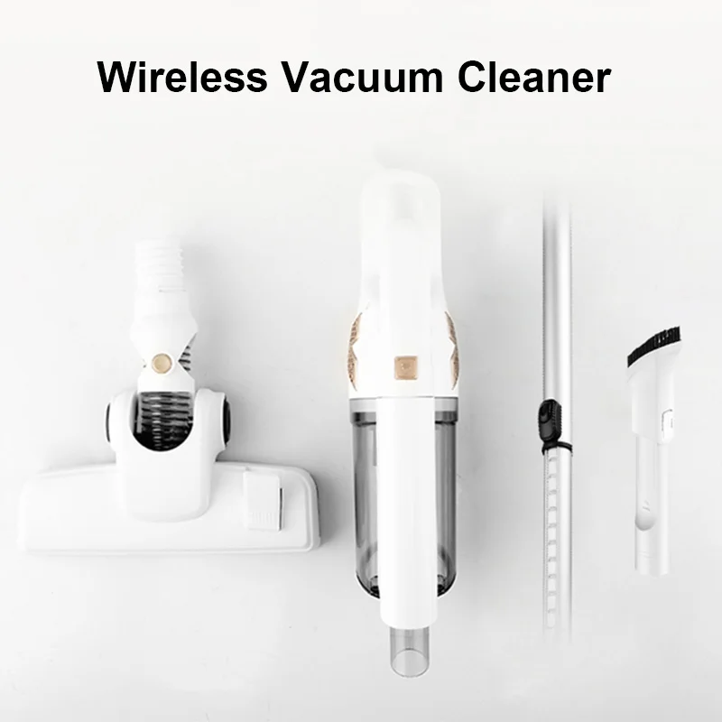 Автомобильный пылесос бытовой мощный вертикальный для чистки портативный