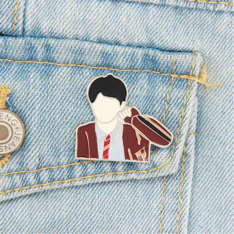 1 Pcs Kpop Bangtan Boys Badge New Album Jin Pin Brooch Accessories Jewelry For Clothes Backpack Decoration Fans Collection | Украшения и
