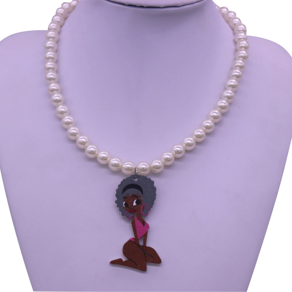 Abadon Прямая поставка Европейская АФРИКАНСКАЯ ДЕВУШКА Натуральный Деревянный