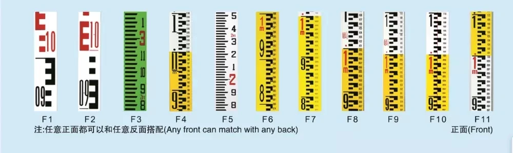 3 м телескопический топограф из алюминия/3 секции|Детали и аксессуары для