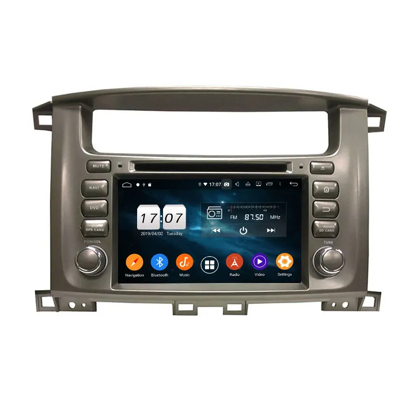 7&quot 2 Din Android 10.0 PX6 Car Radio For Toyota Lander Cruiser 100 DVD Player 6 Core 4+64G Audio Multimedia Stereo DSP | Автомобили и