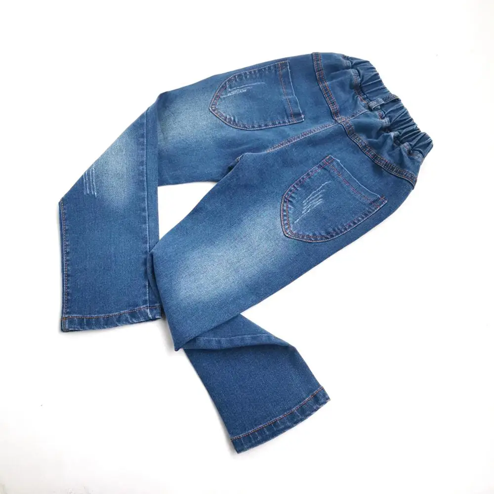 Джинсы для девочек Chumhey весенние хлопковые эластичные мягкие джинсовые брюки