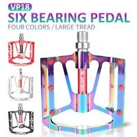 bicycle bike pedals cnc 290g ultralight professional hight quality mtb mountain bmx cycling 3 sealed bearing pedals 4 colors