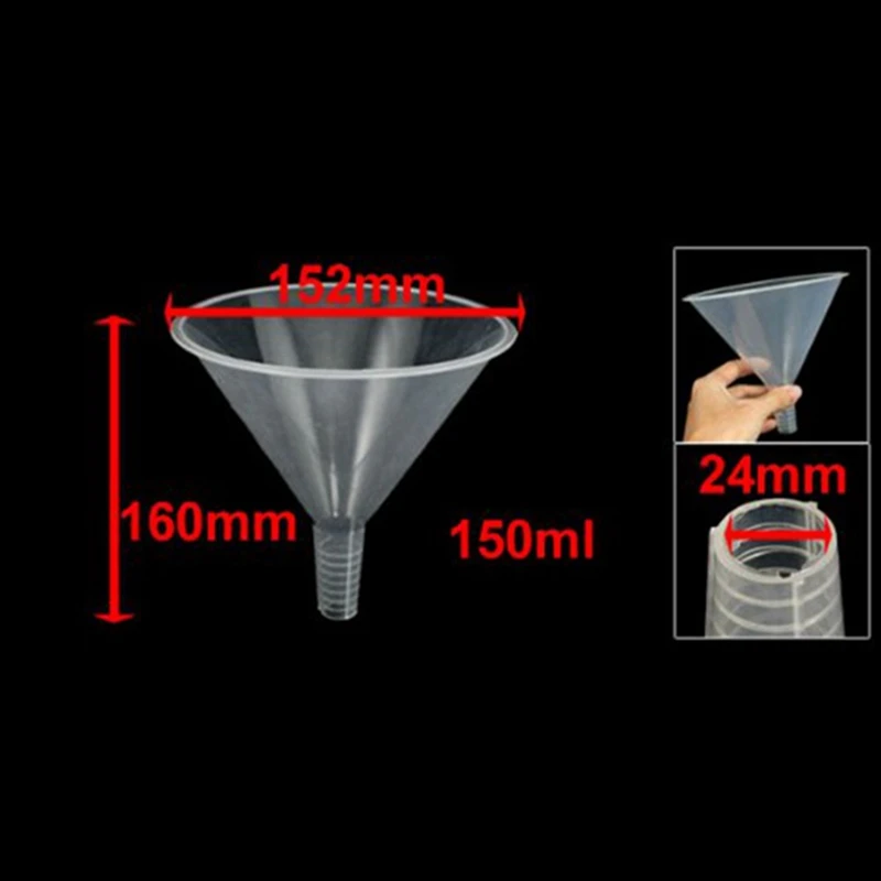 1 Pcs 150Ml 31/32 Inch Mouth Dia Plastic Filter Funnel &amp 5 Transparent Pressing Cosmetic Bottle 50Ml | Красота и здоровье