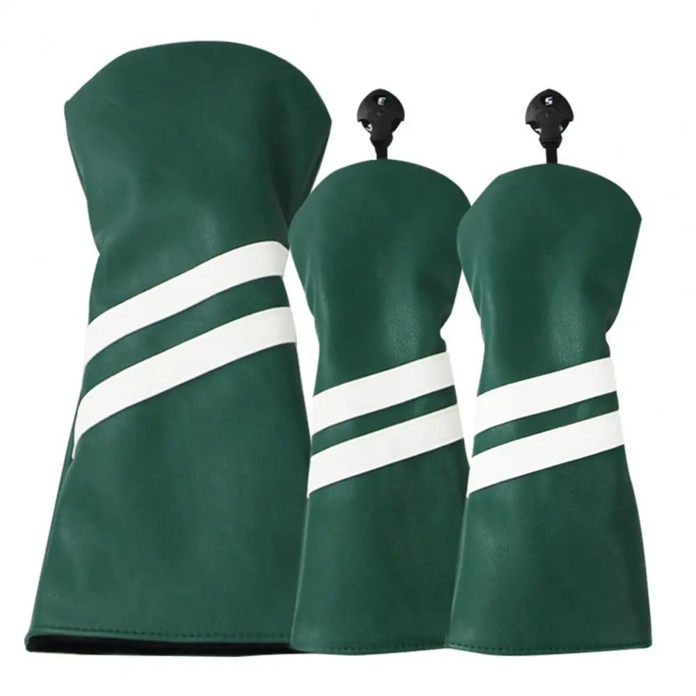 

3Pcs Practical Golf Driver Covers Vibrant Color Golf Parts Golf Rod Headcovers for Golf Training Golf Club Head Covers