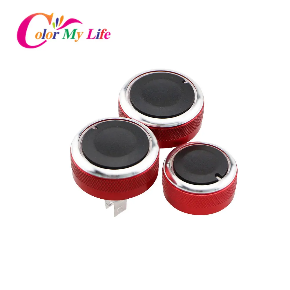 

Color My Life Aluminum Alloy Air Condition Knob AC Knob for Nissan TIIDA VN200 LIVINA 04-10 Sylphy 2012 Accessories
