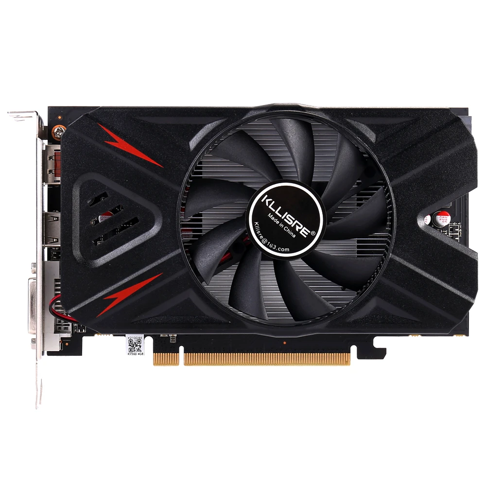 Kllisre RX 560 4 Гб Новая графическая карта 128Bit GDDR5 видеокарты для AMD Radeon RX560 4G |