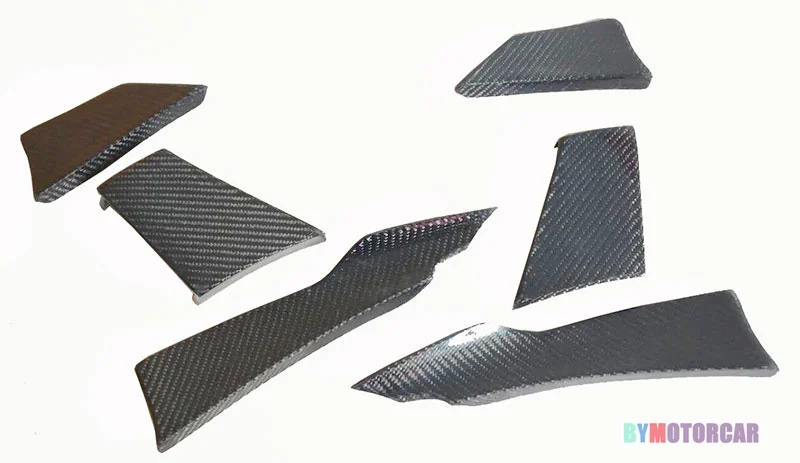 MA 0D Стиль углеродного волокна передний бампер ветер нож для BMW M3 M4 F80 F82|Тюнинговые