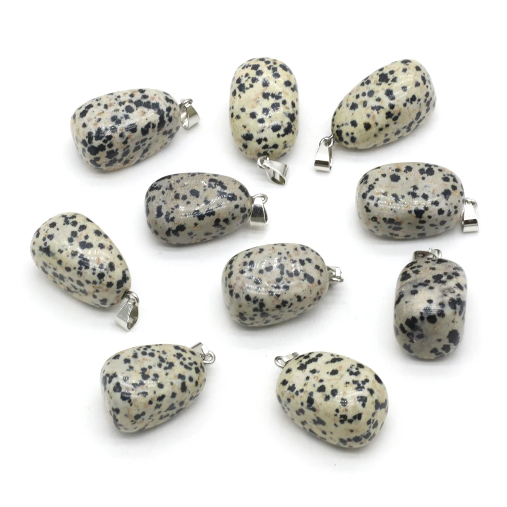 

Pendants for Jewellery Making DIY Necklace Earring Accessories Irregular Natural Stone Damation Jasper Charms Fashion Women Gift