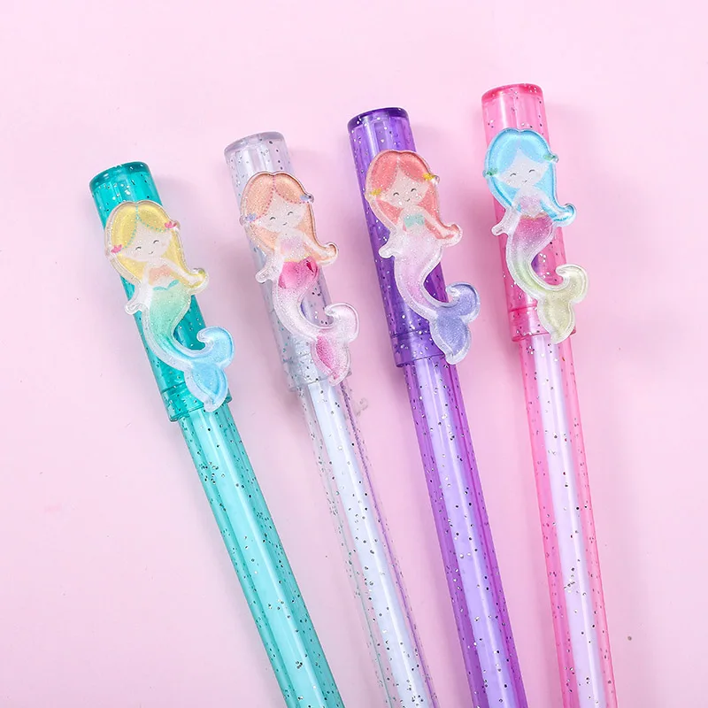 1 шт. милая стираемая гелевая ручка с изображением русалки новинка волшебная