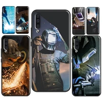Welder Welding Hot Metal Worker Case For Samsung A52 A72 A12 A32 A42 A10 A30 A40 A50 A70 A21S A20e A11 A31 A71 A51 Cover