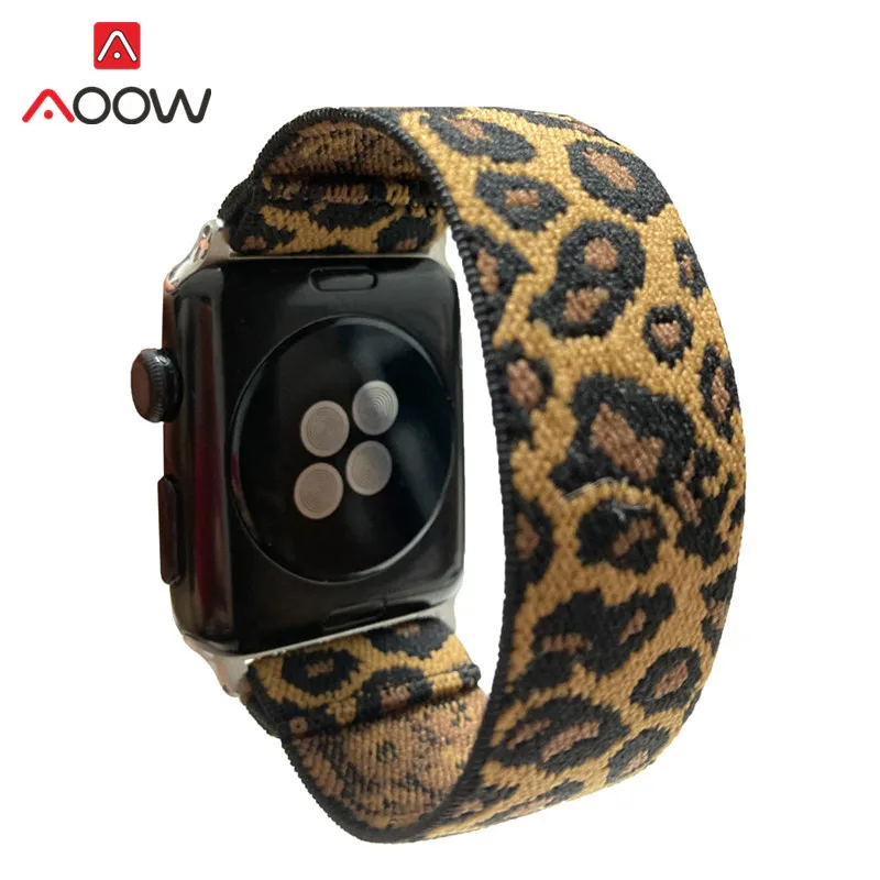Ремешок эластичный для Apple Watch 4 5 38 мм 42 40 44 | Наручные часы