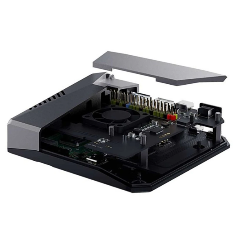 

for Raspberry Pi 4 B ARGON ONE+ Aluminum Case Housing the Adapter Plate Cooling Fans