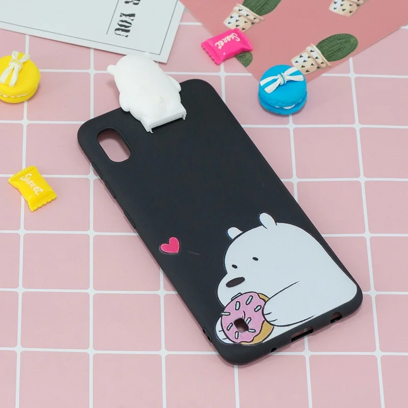 3D кролик медведь стенд игрушки мультфильм чехол для samsung A10 M10 игрушечные