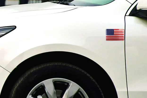 

1pcs American USA Flag Trunk Side Tailgate Emblem Badges Stickers Car Trunk Tailgate motorbike