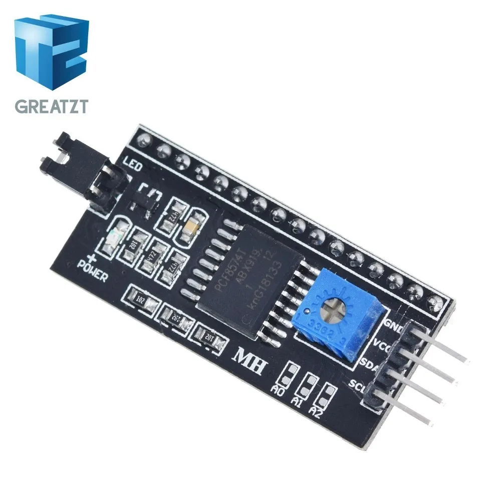 GREATZT 1 шт. модуль ЖКД синий зеленый экран IIC/igc 1602 для arduino 1602 lcd UNO r3 mega2560 lcd 1602