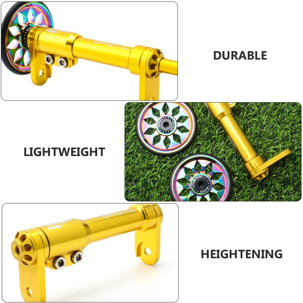 

1 Set Folding Easy Wheel Extension Rod Compatible for Brompto Bike