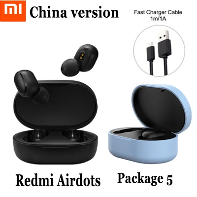 14 Xiaomi Redmi Airdots 5,0 TWS настоящие беспроводные Bluetooth наушники DSP шумоподавление с зарядным устройством - Цвет: 14