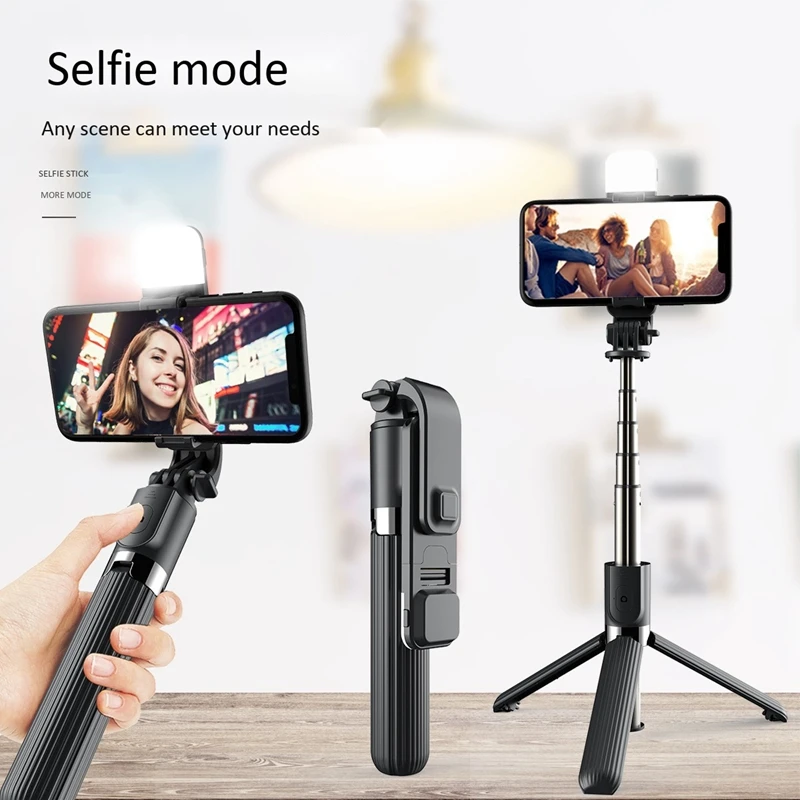 L03S Bluetooth Selfie Stick Fill Light Integrated Tripod Beautifying Live Bracket Suitable For Android IOS | Электроника